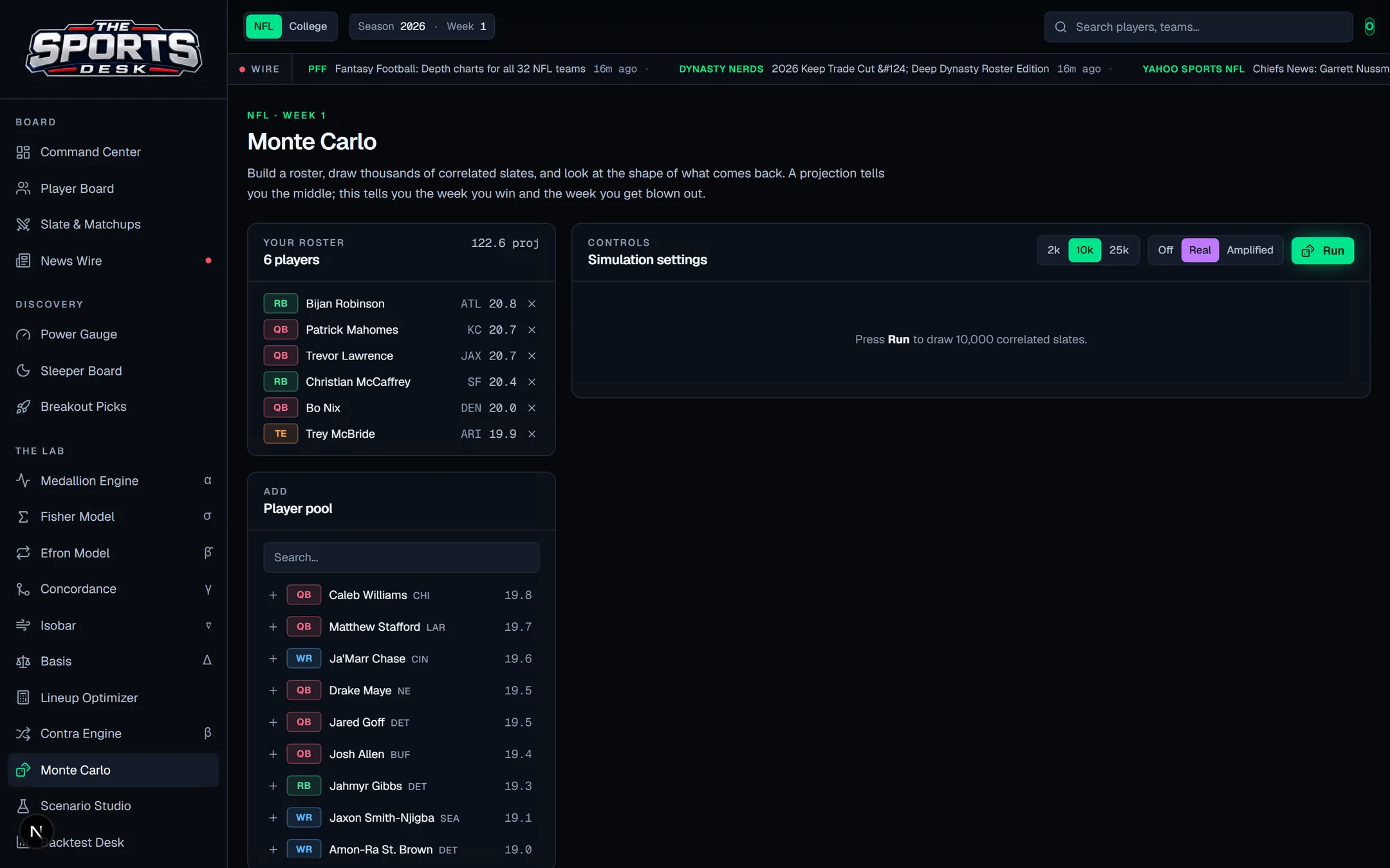 Monte Carlo screenshot